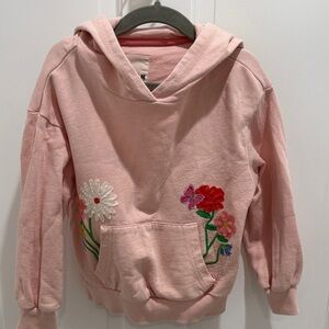 Mini Boden Pink Floral Hoodie